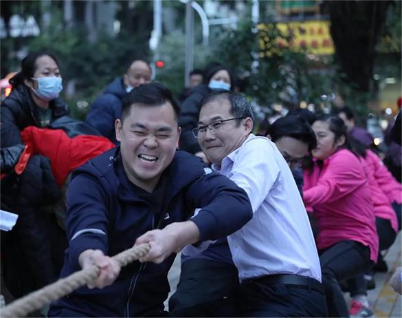 我院举办迎新年“青春心向党，奋斗迎百年”职工拔河比赛