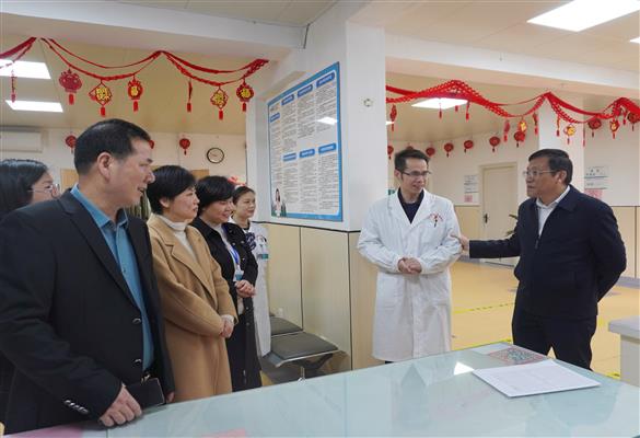 慰问鼓干劲，聚力启新程——院领导班子节后深入科室走访慰问